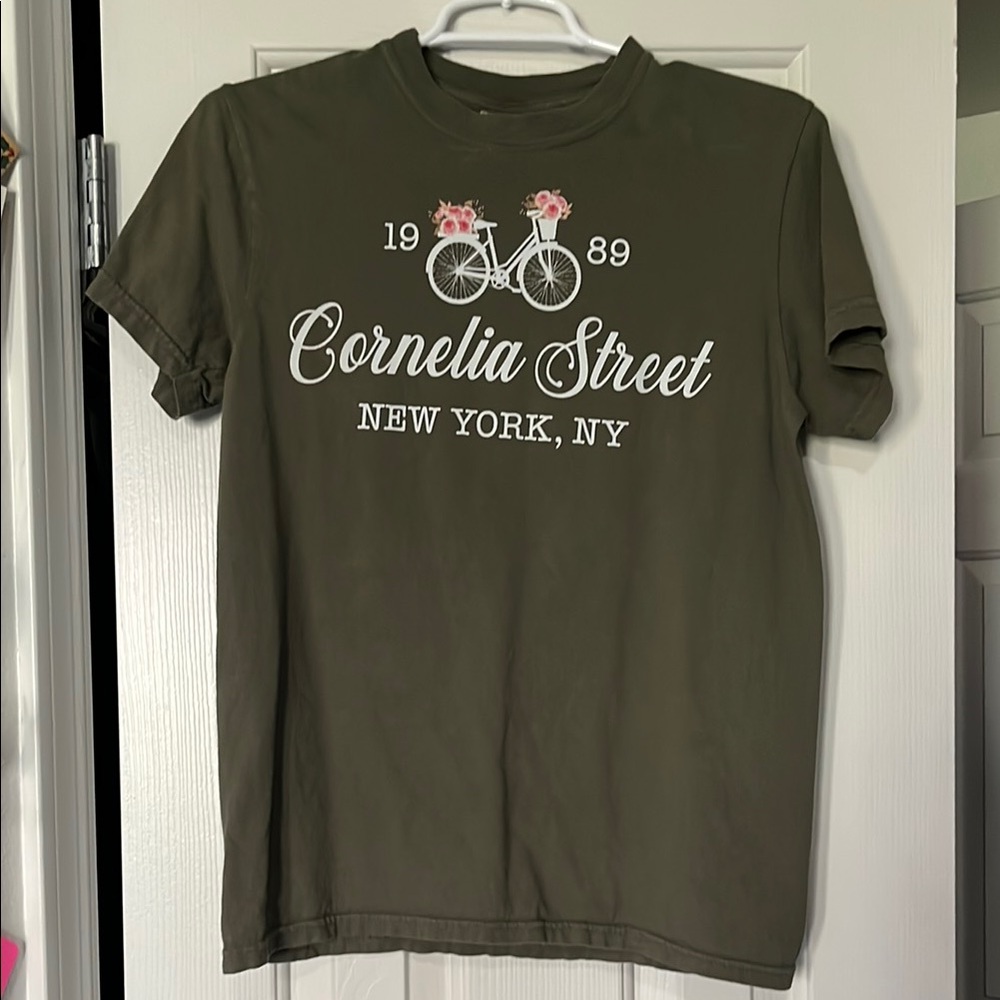 Olive Green Taylor Swift Cornelia Street Graphic T-Shirt